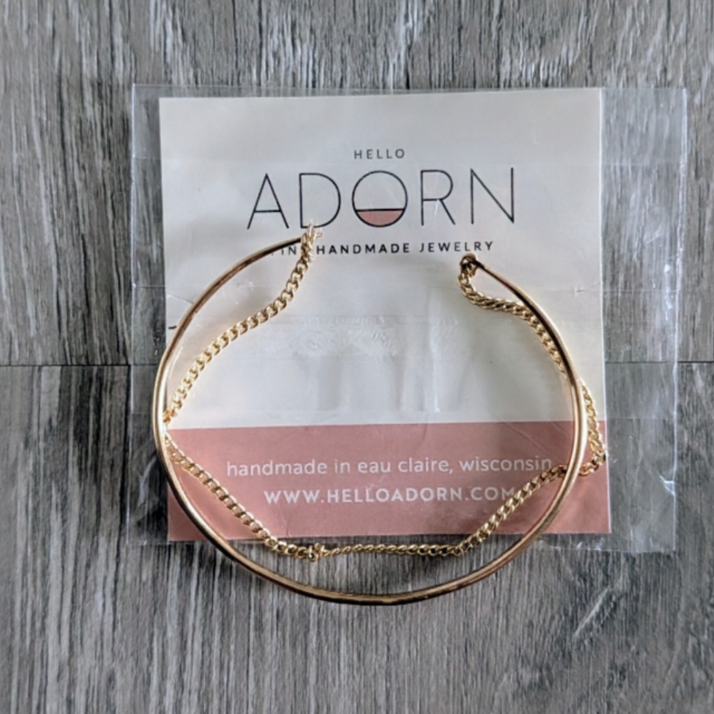 Hello Adorn Gold Tides Cuff